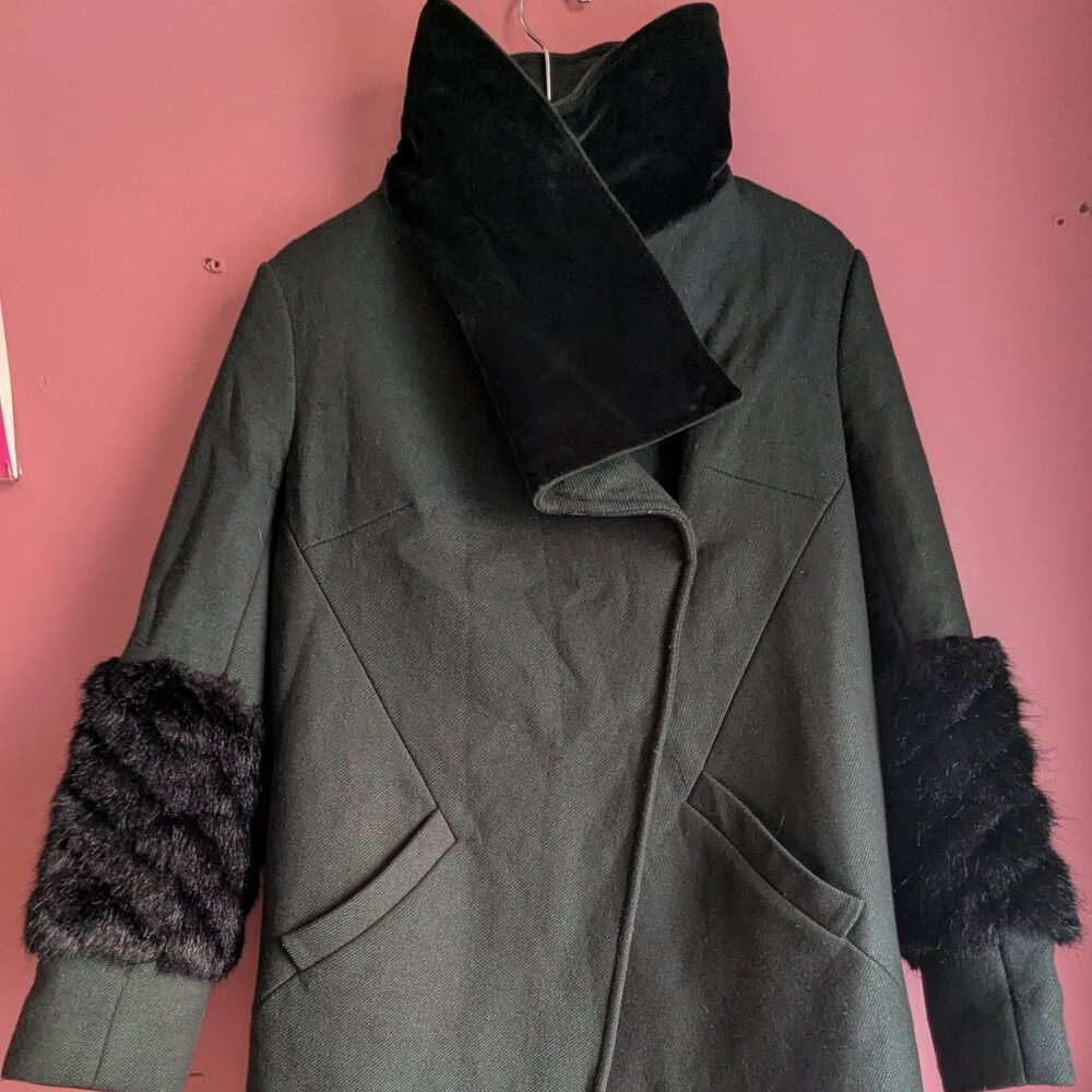 Asymmetrical Winter Coat